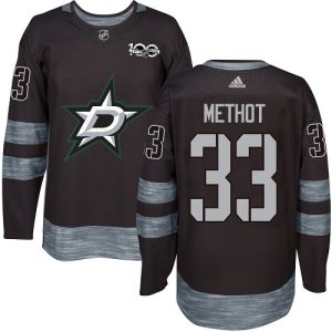 Herren Dallas Stars Eishockey Trikot Marc Methot #33 Authentic Schwarz 1917-2017 100th Anniversary